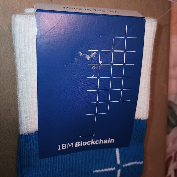 NEW IBM Blockchain Socks - Picture 6 of 8